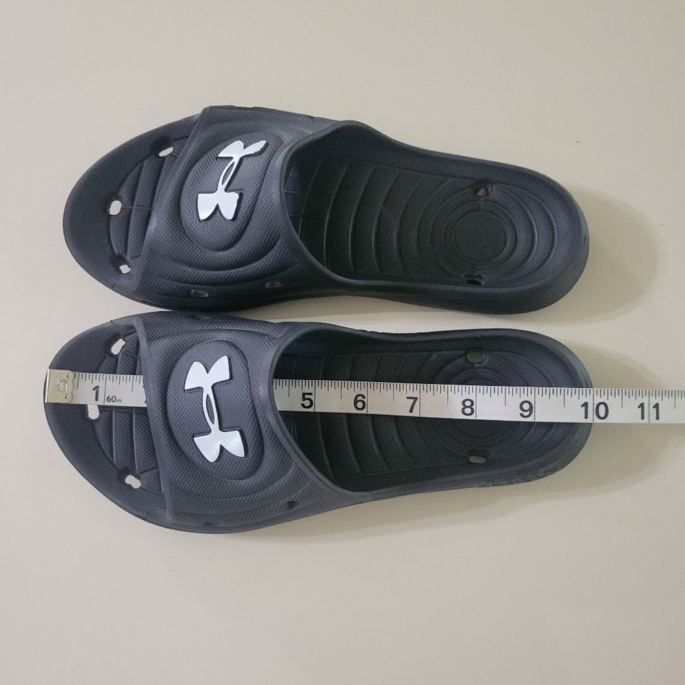Under Armour Adult Locker IV Black Slides - Picture 9 of 13